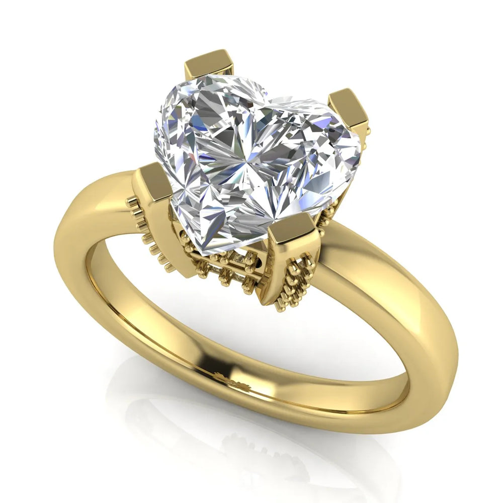 Elegant Solitaire Ring with Contemporary Prong Setting
