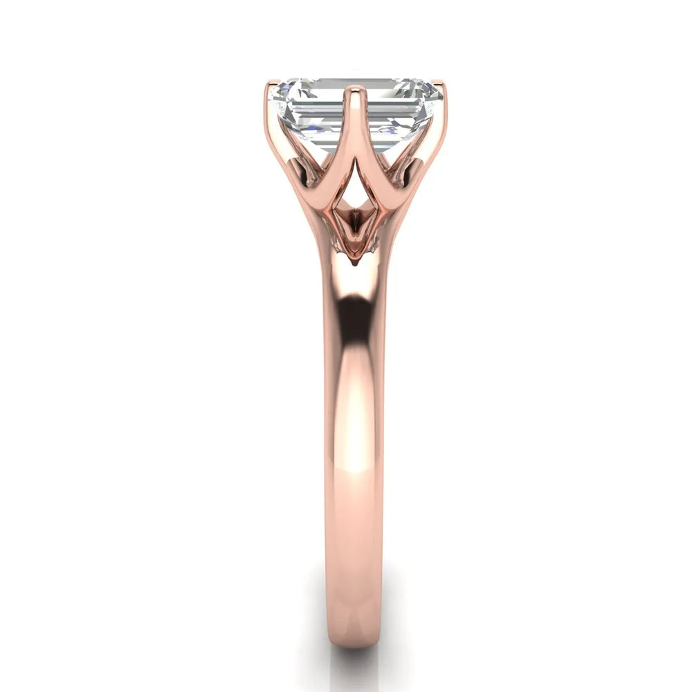 Contemporary Solitaire Engagement Ring
