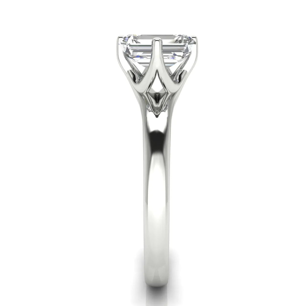 Contemporary Solitaire Engagement Ring