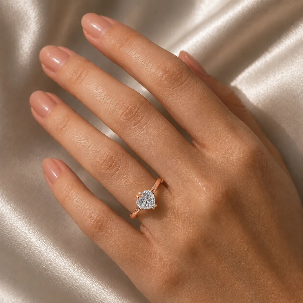 Contemporary Solitaire Engagement Ring