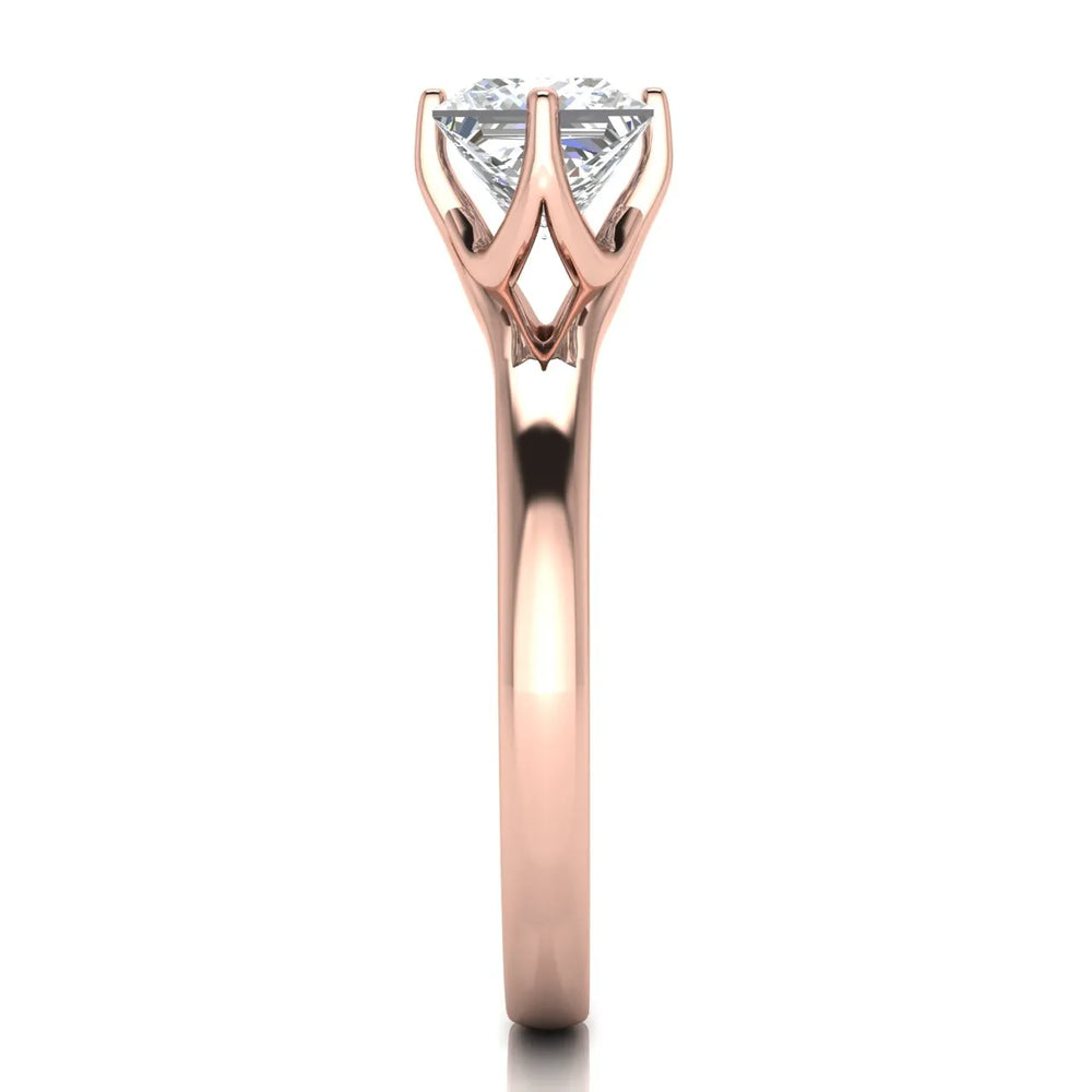 Contemporary Solitaire Engagement Ring