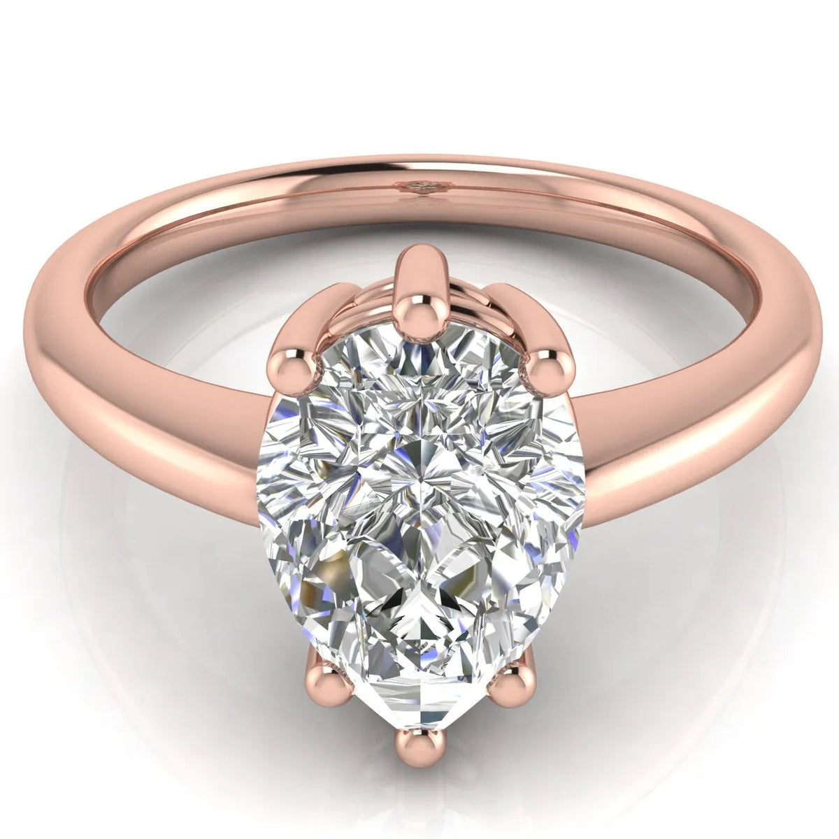 Elegant Solitaire Ring with Classic Prong Setting
