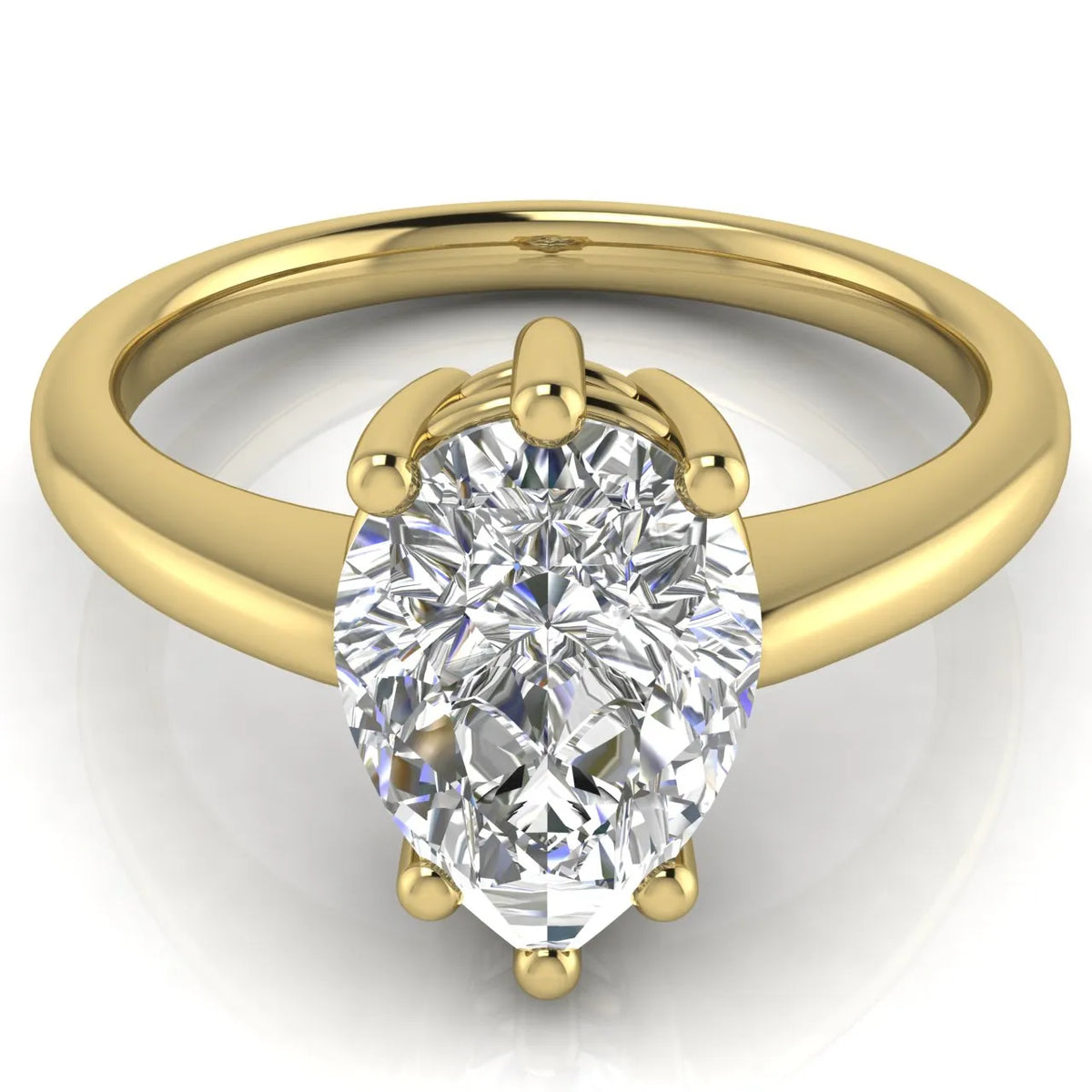 Elegant Solitaire Ring with Classic Prong Setting