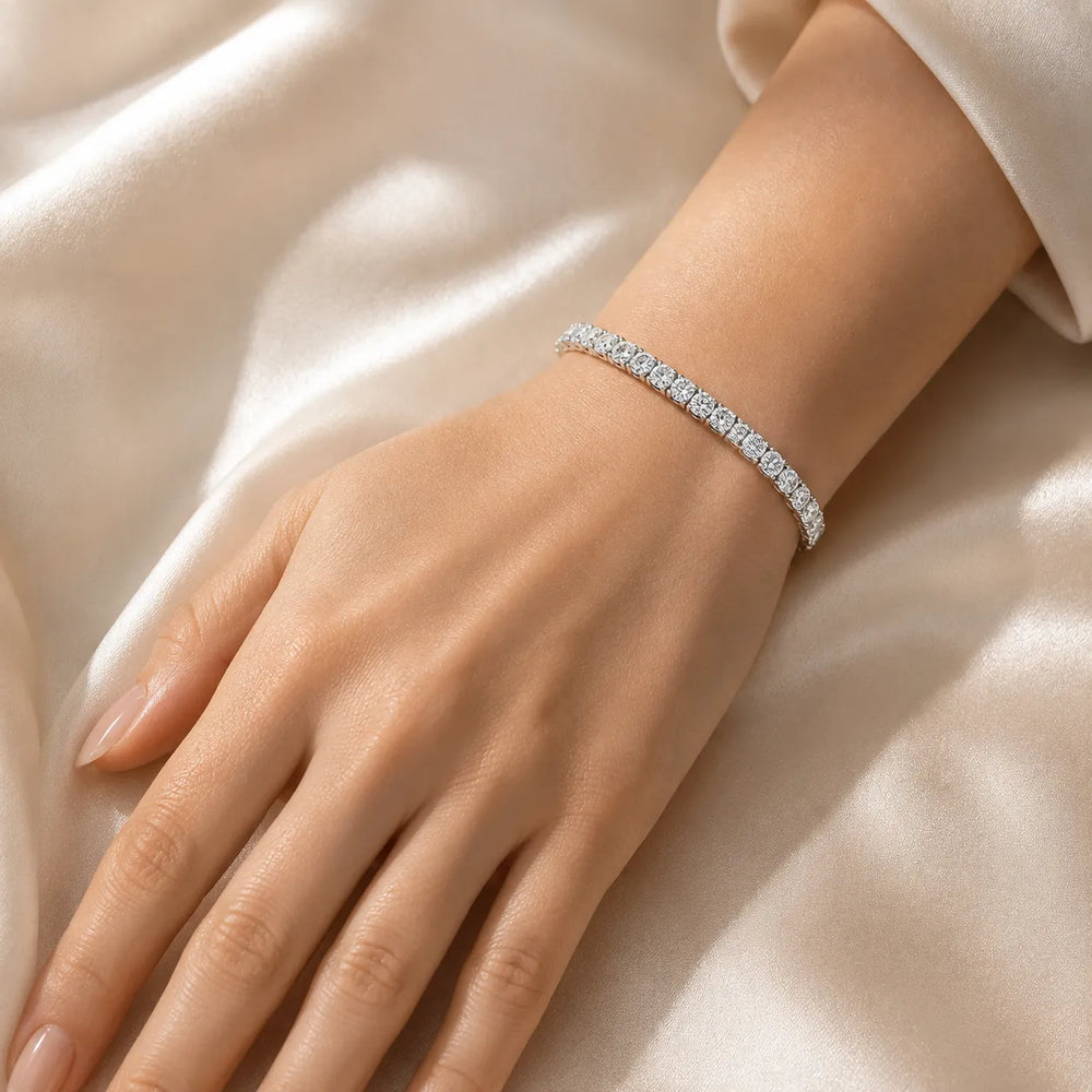 The Diamond Symphony Round Diamond Bracelet