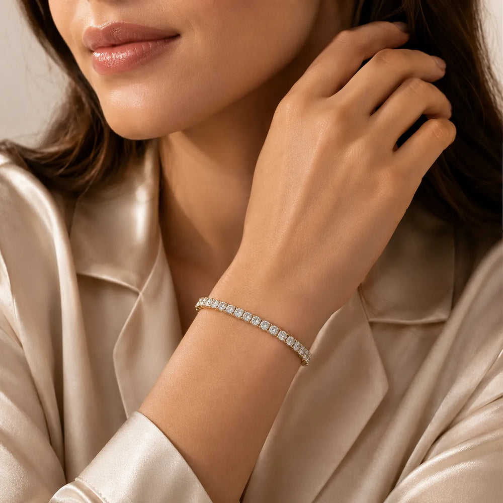 The Diamond Symphony Round Diamond Bracelet