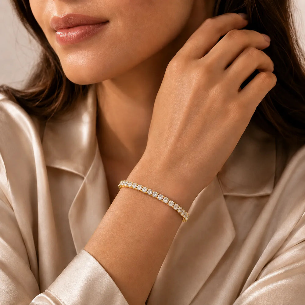 The Diamond Symphony Round Diamond Bracelet