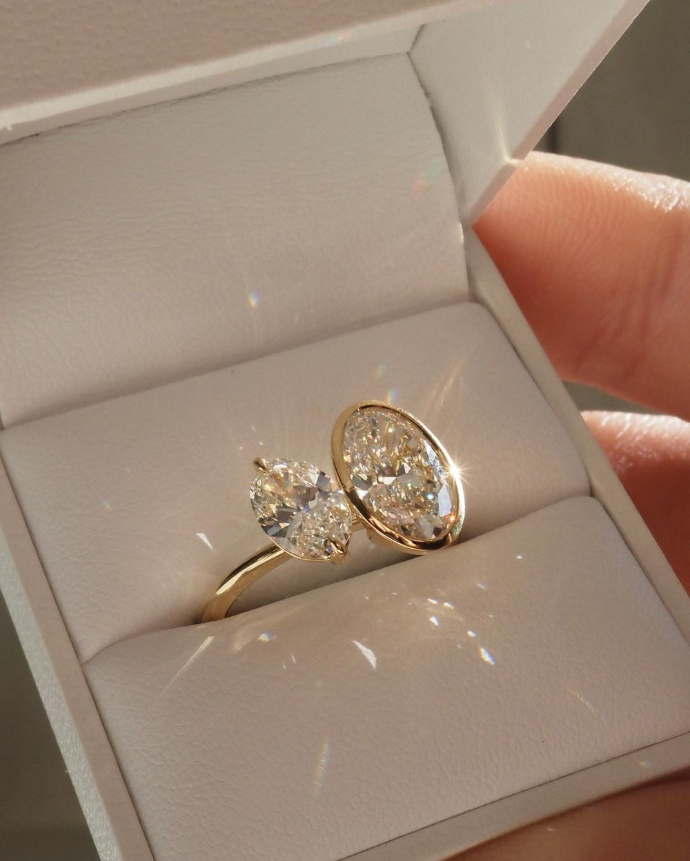 Oval Cut Labgrown Engagement Ring, Oval Cut Ring