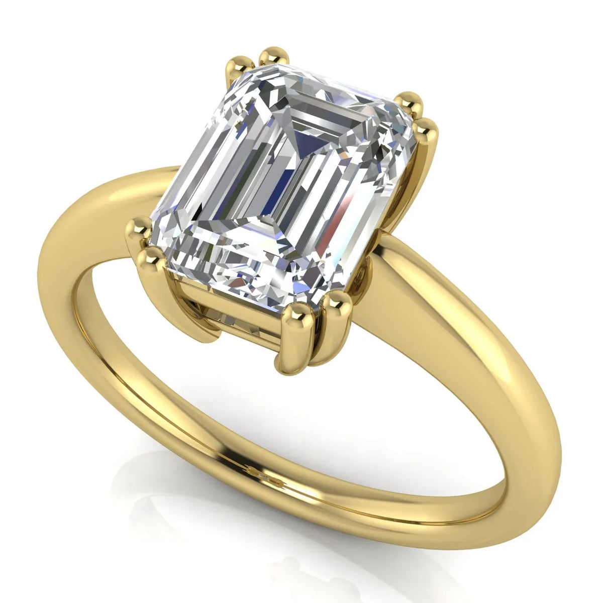 Elegant Solitaire Ring with Classic Prong Setting