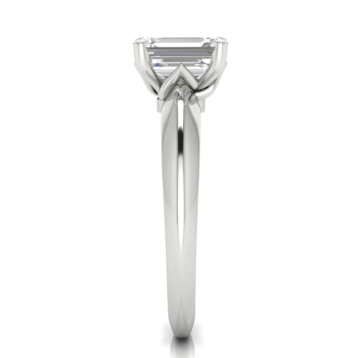 Romantic Solitaire Ring with Elegant Prong Setting