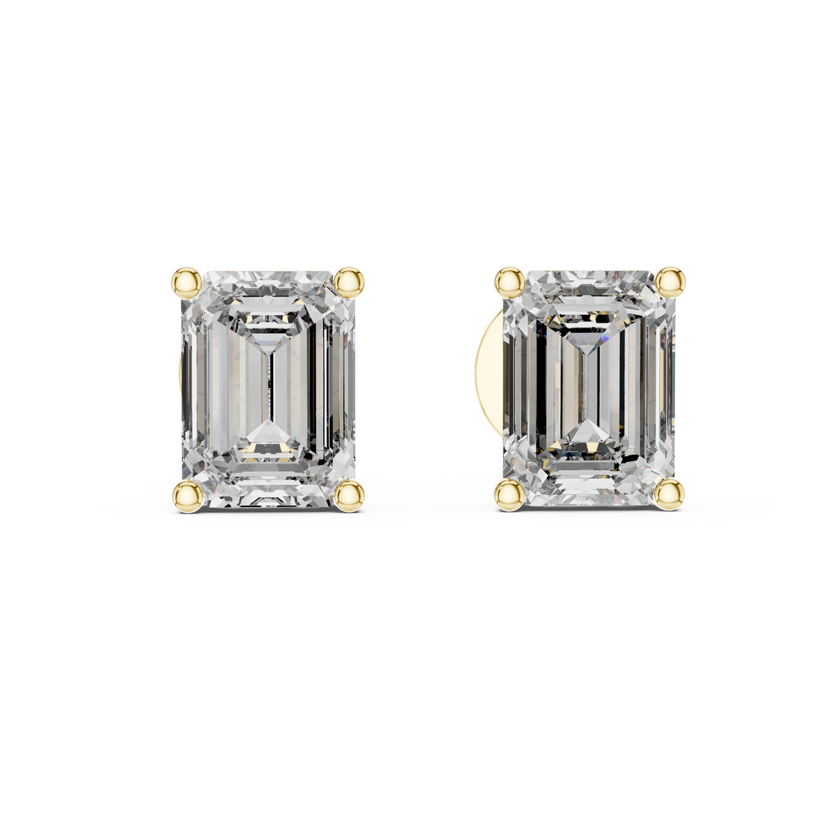 The Classic Brilliance Studs earring – Round (925 Sterling Silver)