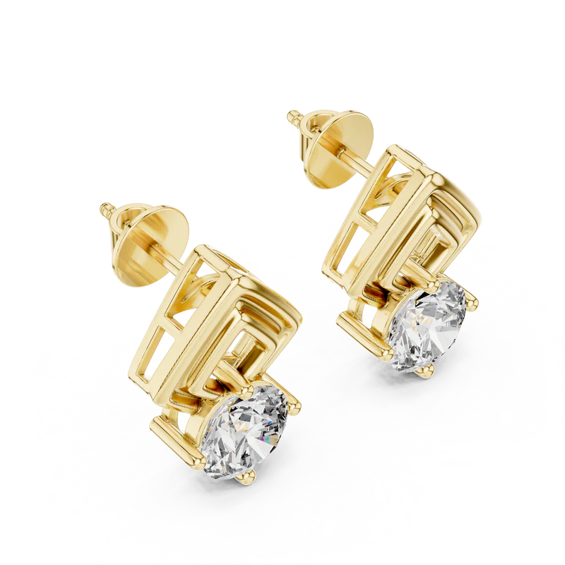 The Diamond Horizon Studs earring