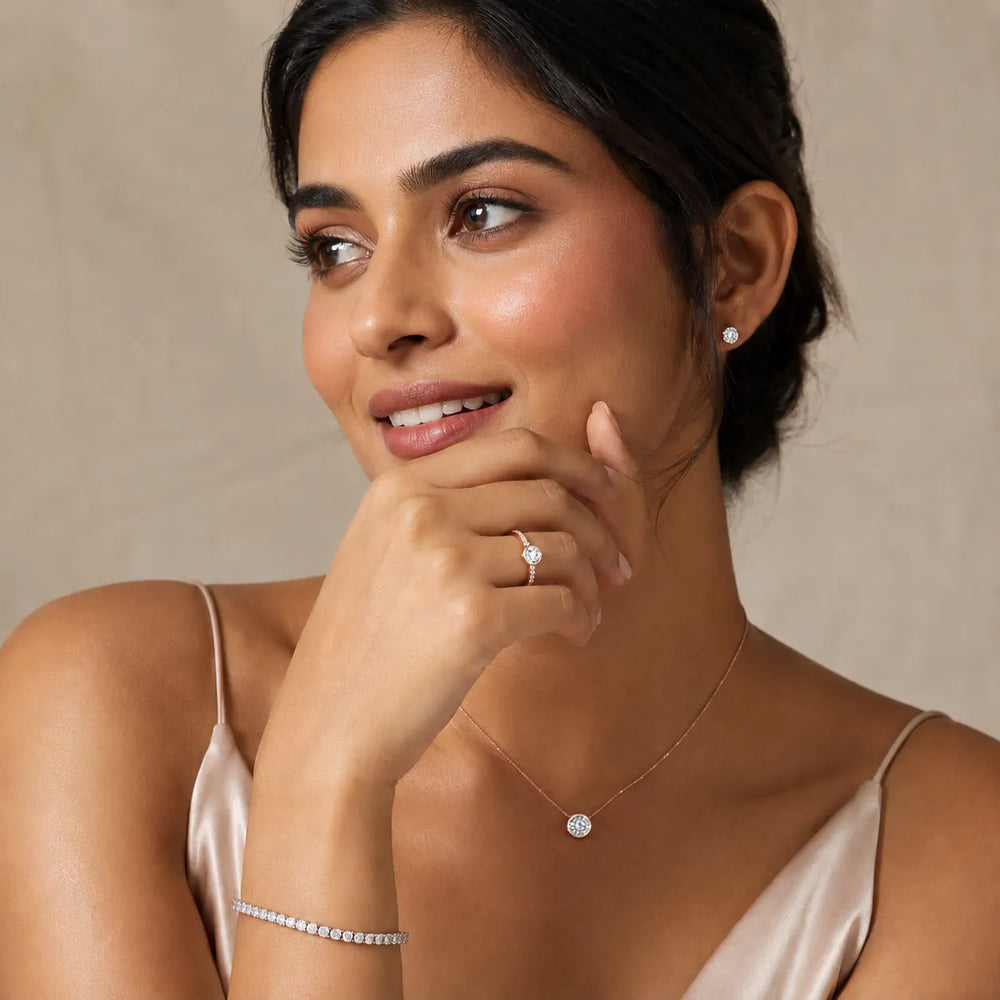 Elegant Bezel-Set Accent Ring