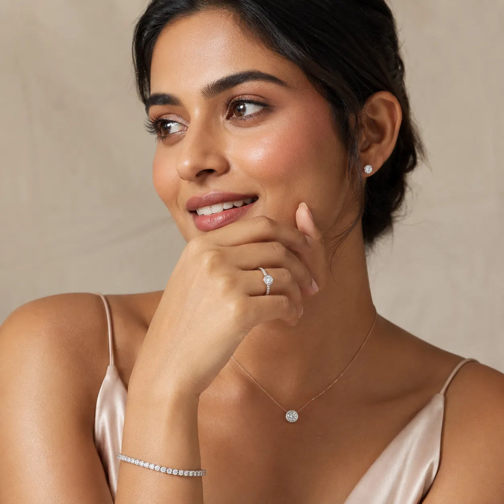 Elegant Bezel-Set Accent Ring