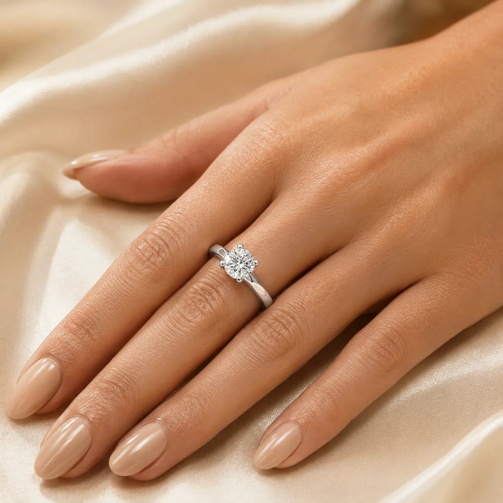 Elegant Solitaire Engagement Ring