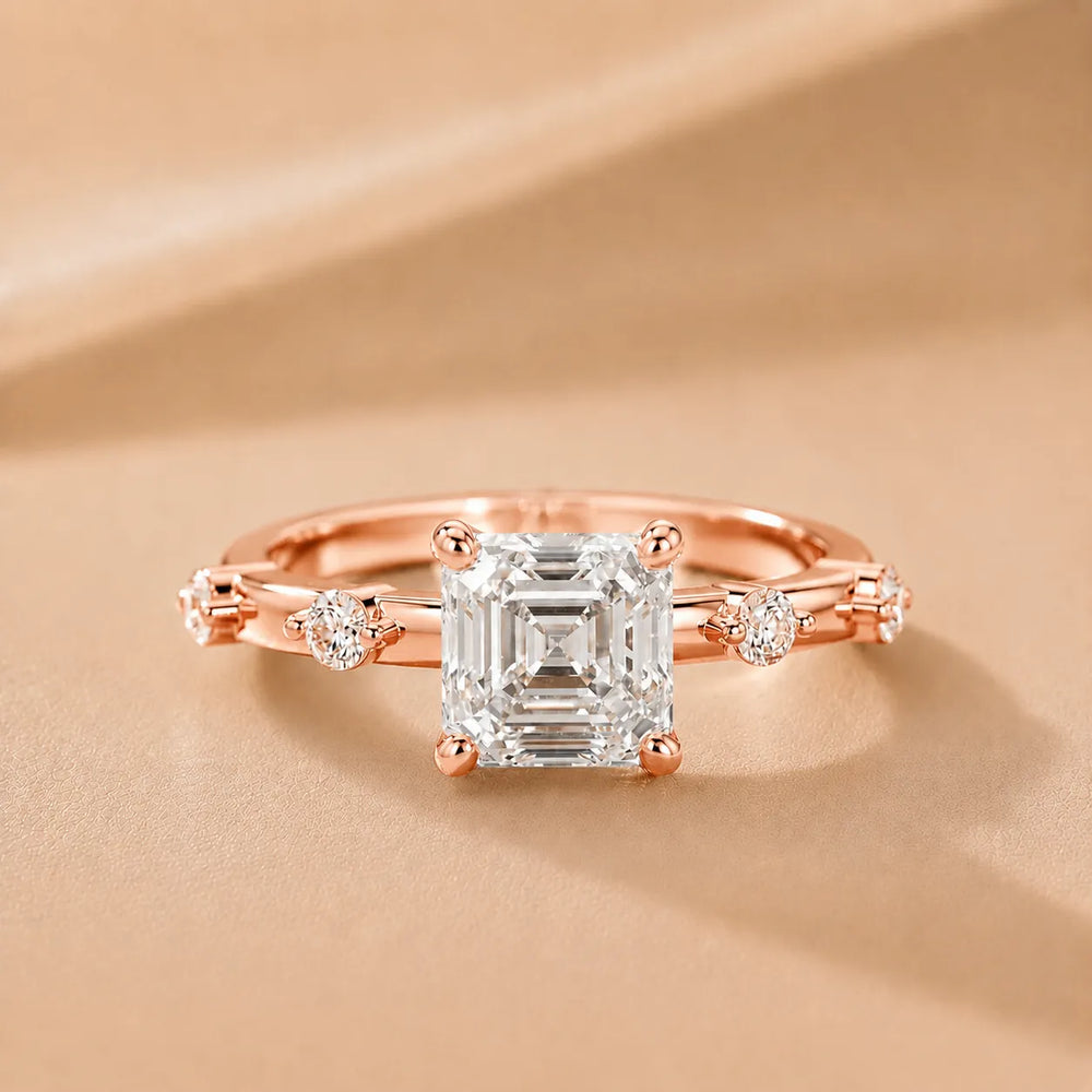 Elena Radiance Oval Diamond Engagement Ring