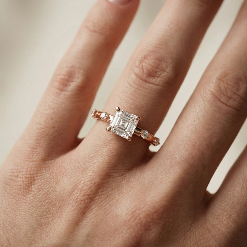 Elena Radiance Oval Diamond Engagement Ring