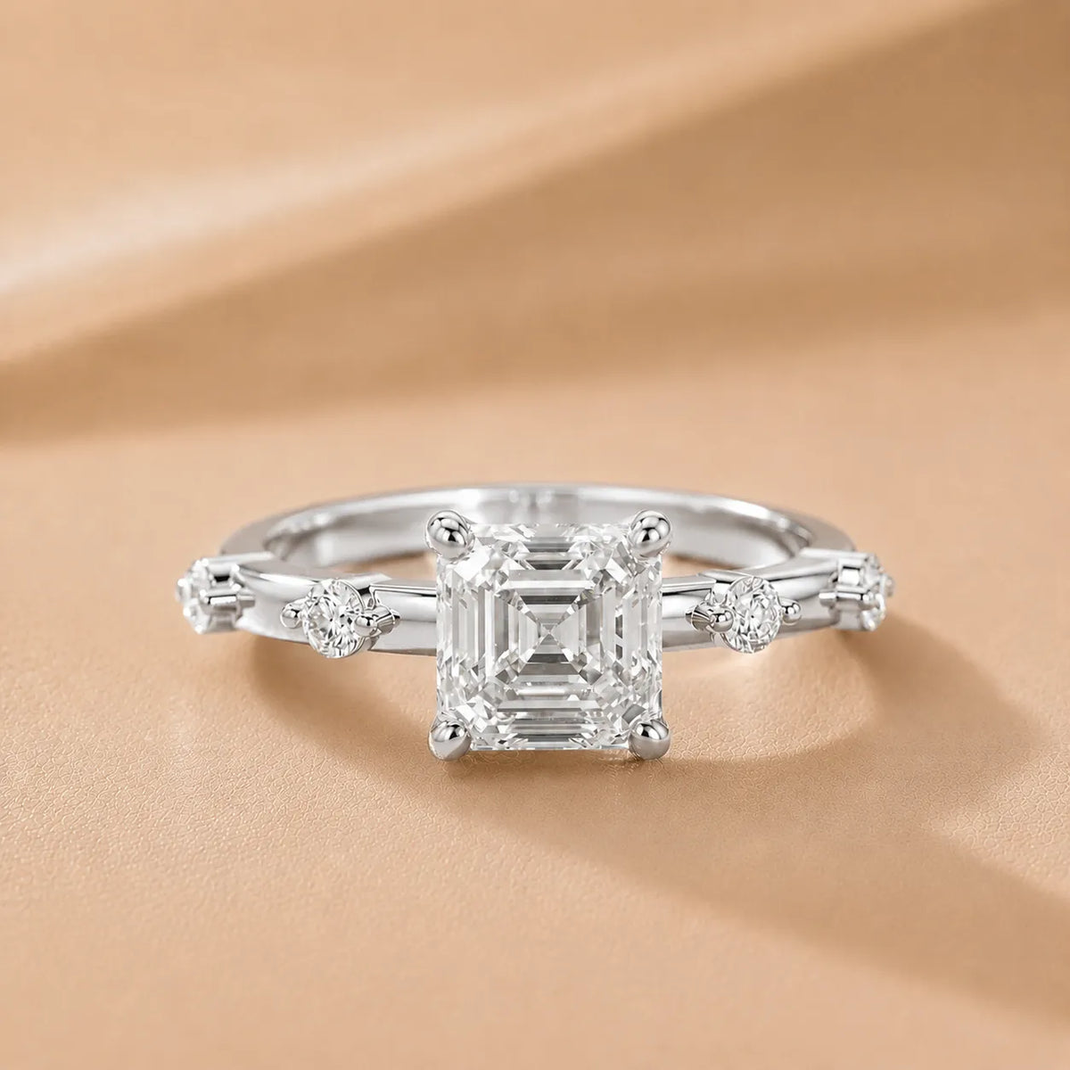 Elena Radiance Oval Diamond Engagement Ring
