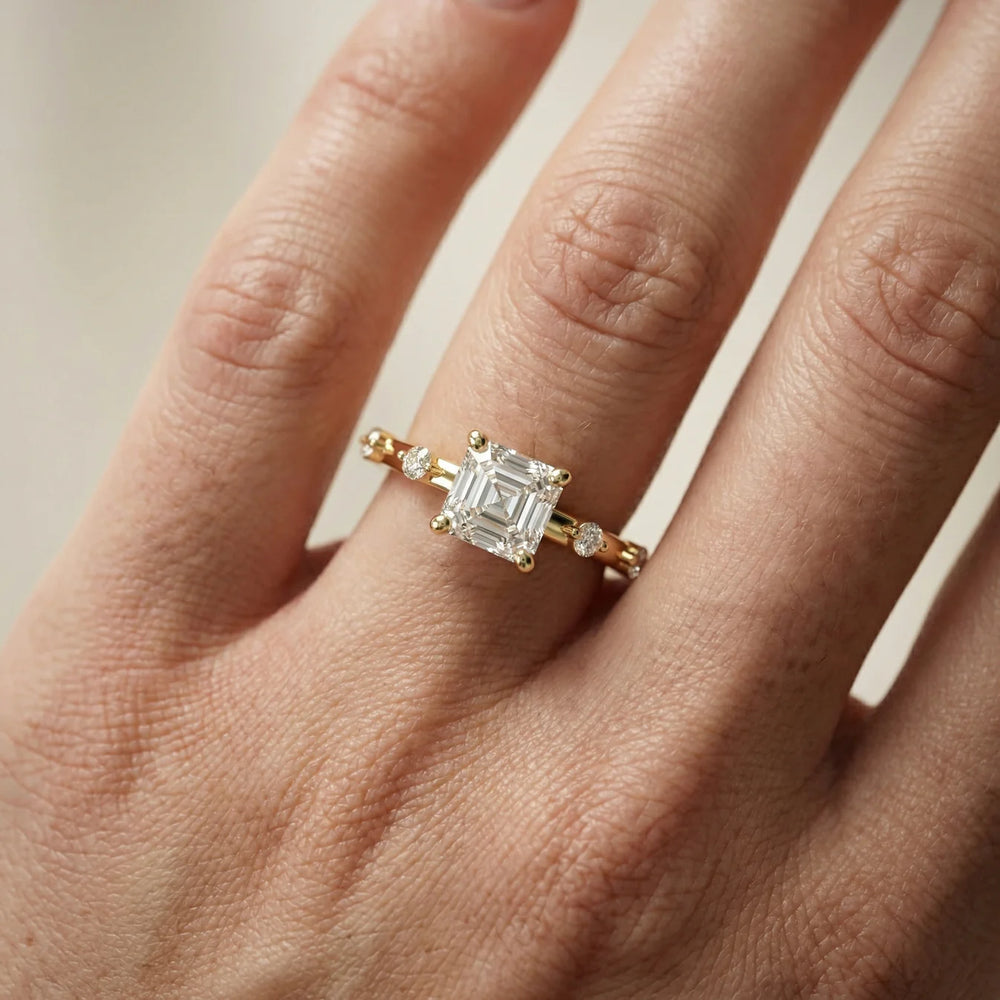 Elena Radiance Oval Diamond Engagement Ring