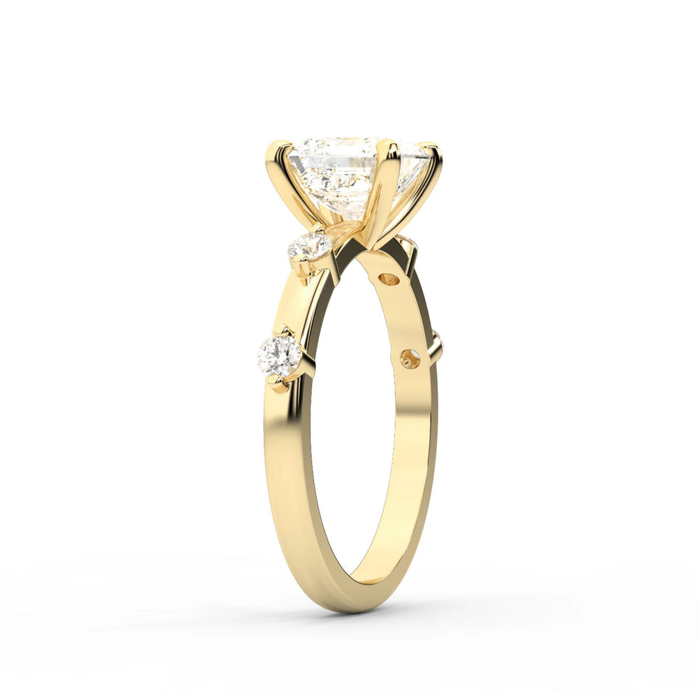 Elena Radiance Oval Diamond Engagement Ring