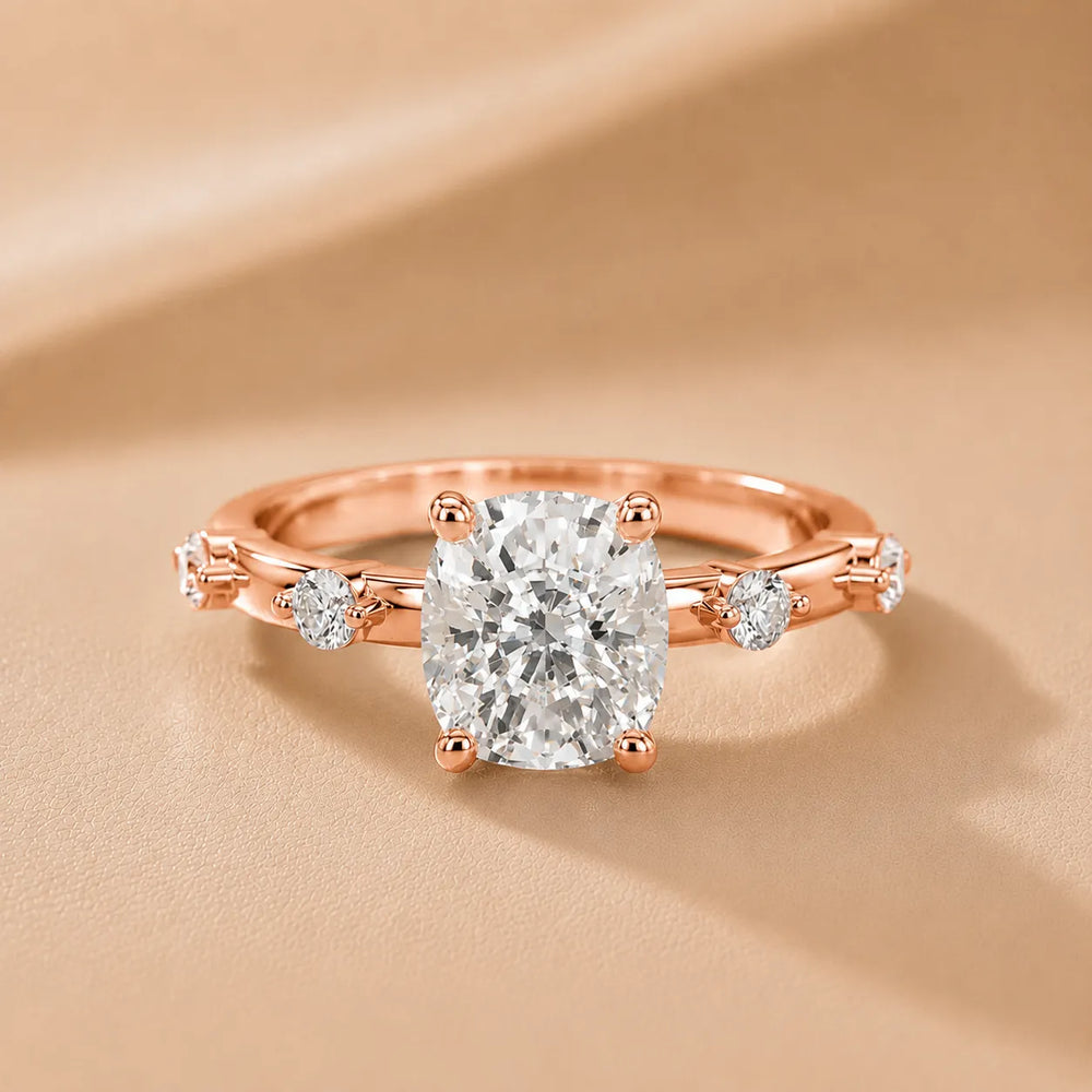 Elena Radiance Oval Diamond Engagement Ring