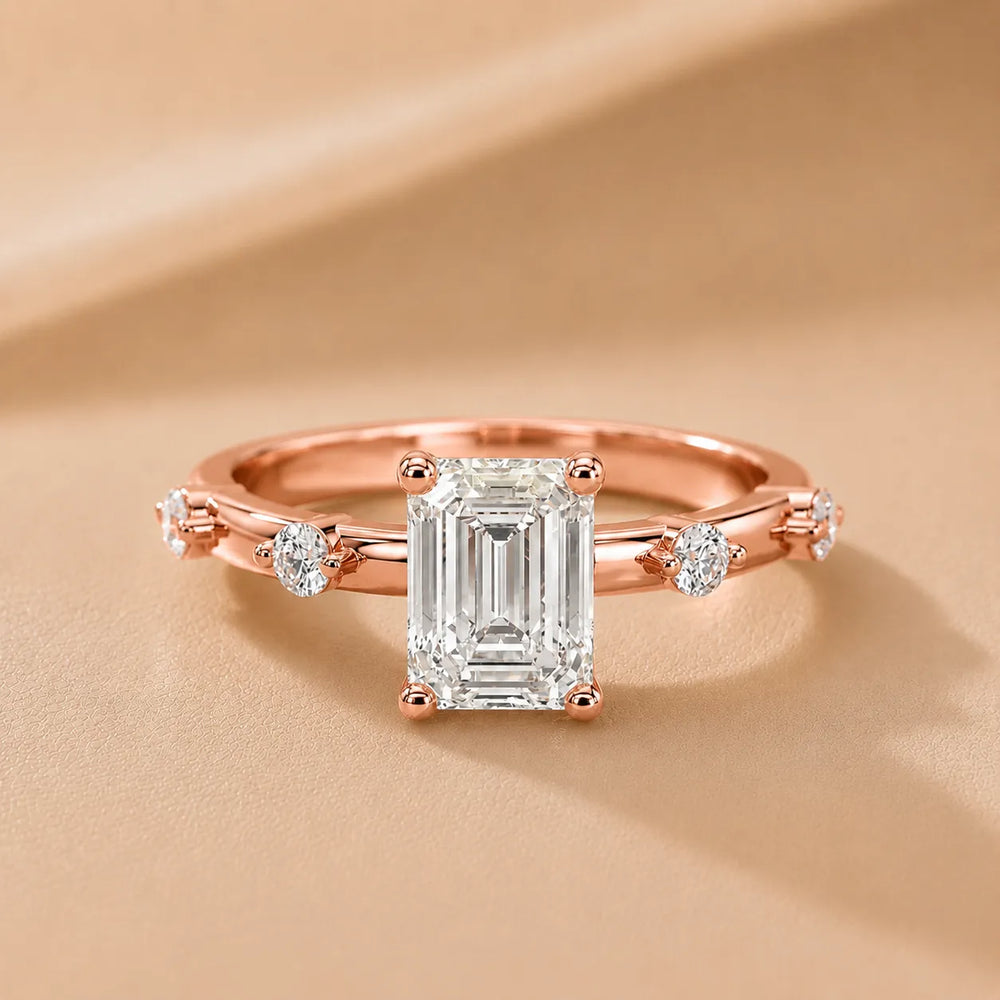 Elena Radiance Oval Diamond Engagement Ring