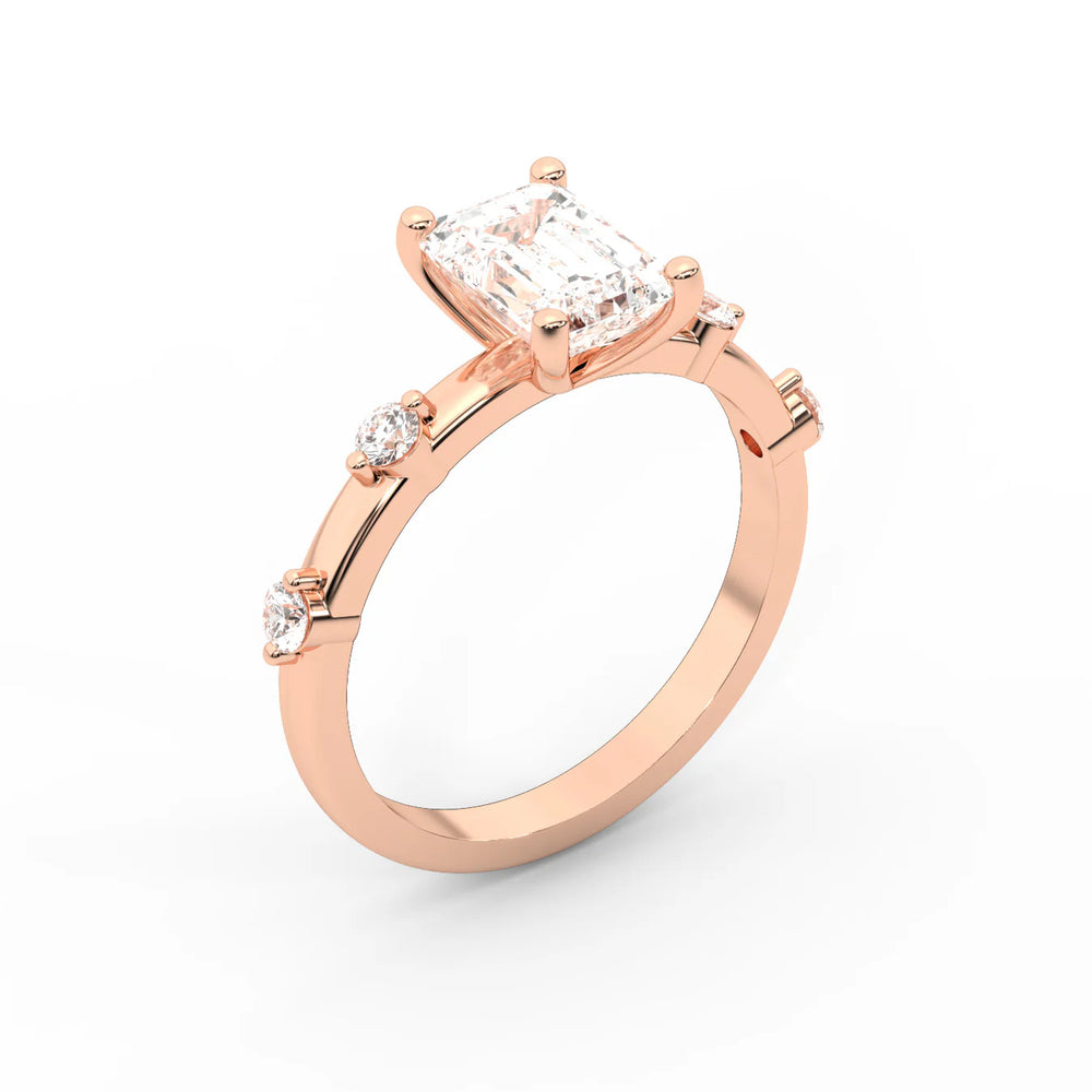 Elena Radiance Oval Diamond Engagement Ring