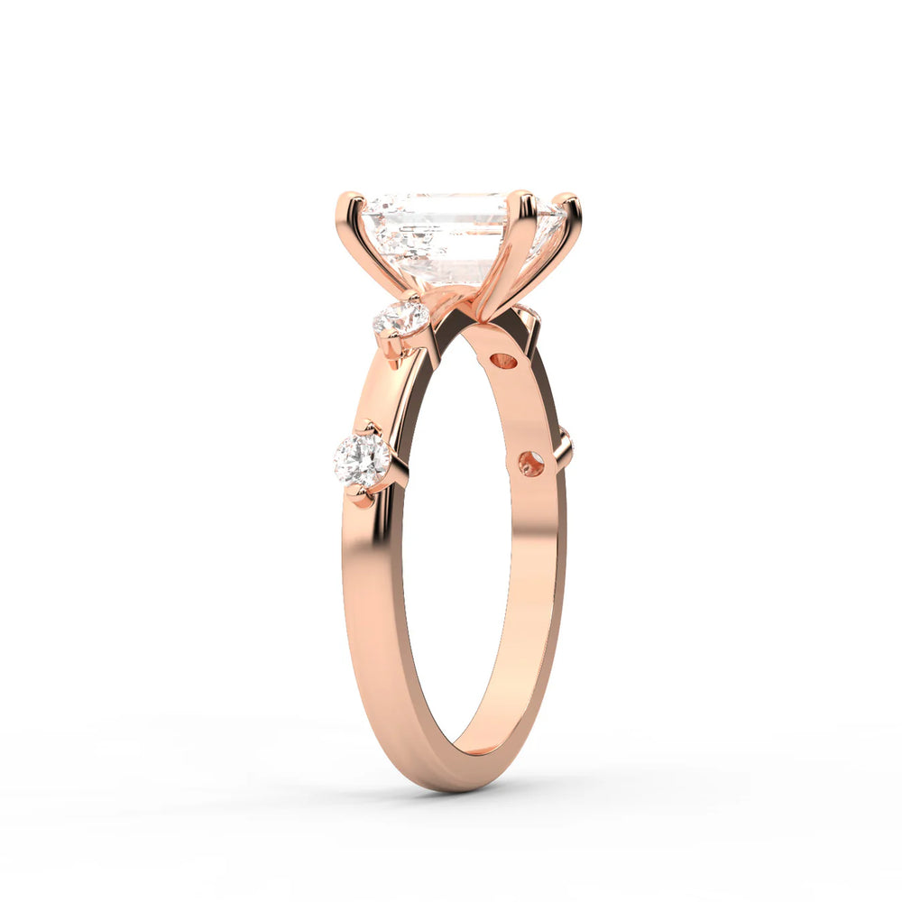 Elena Radiance Oval Diamond Engagement Ring
