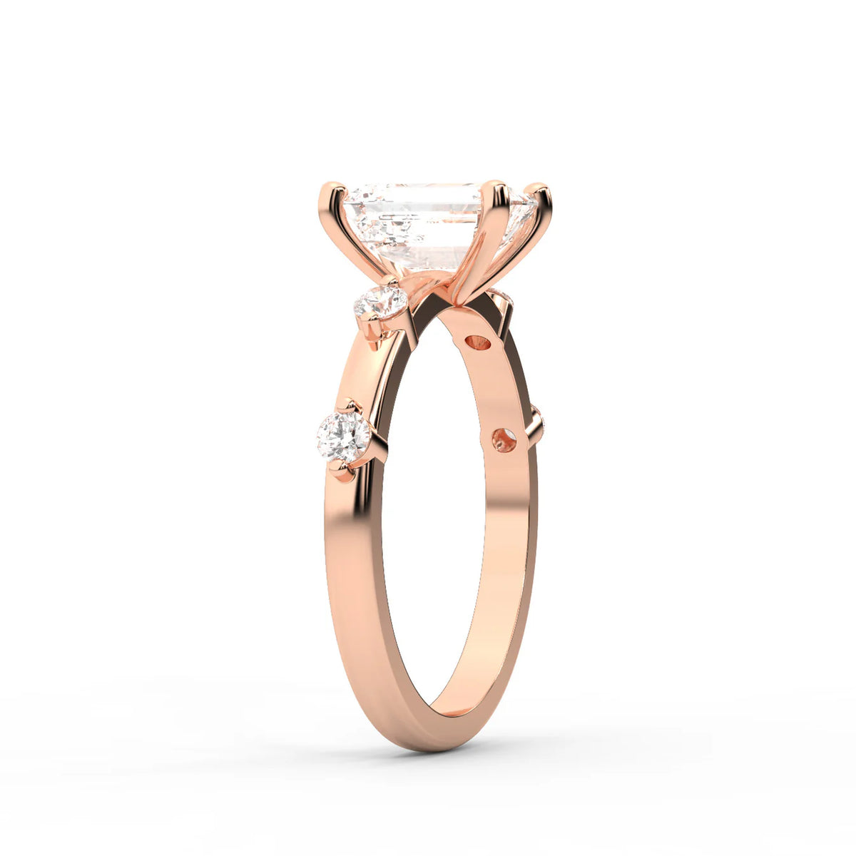 Elena Radiance Oval Diamond Engagement Ring