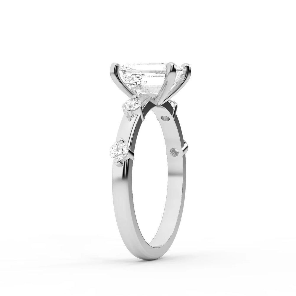 Elena Radiance Oval Diamond Engagement Ring