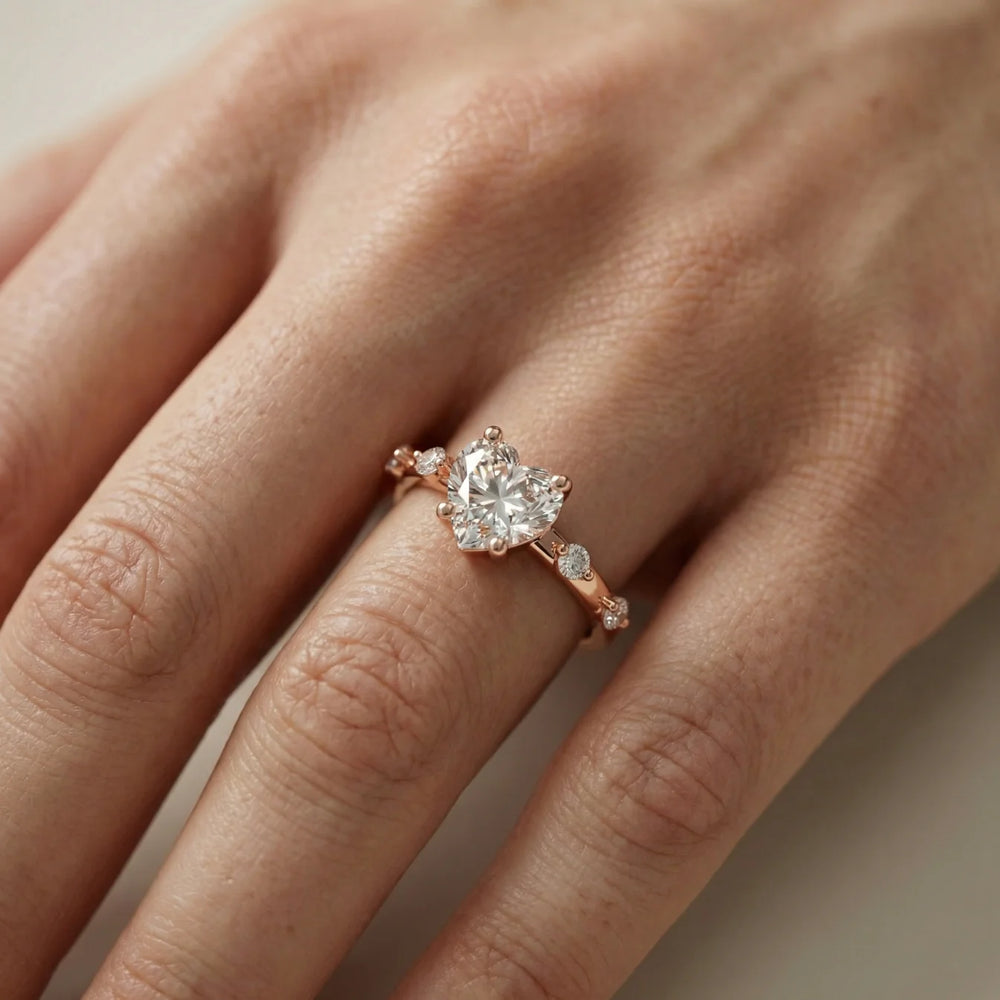 Elena Radiance Oval Diamond Engagement Ring