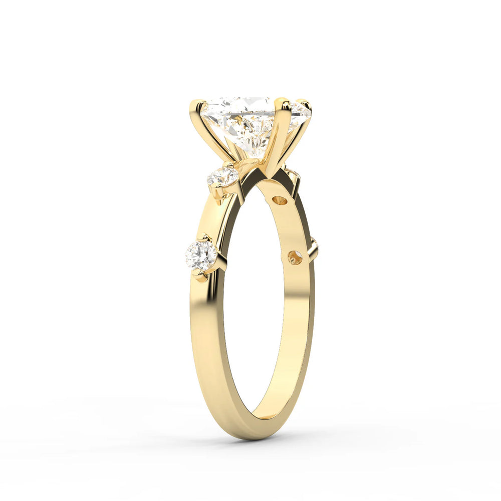 Elena Radiance Oval Diamond Engagement Ring