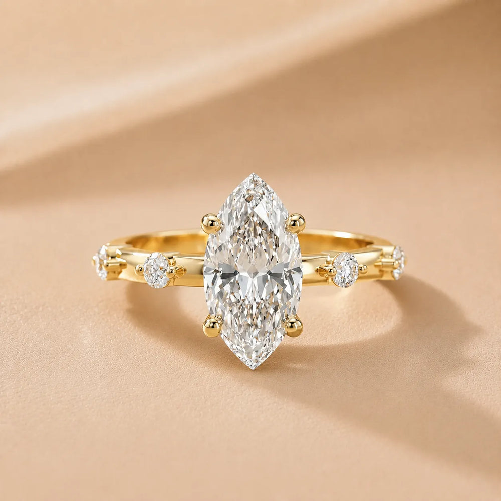 Elena Radiance Oval Diamond Engagement Ring