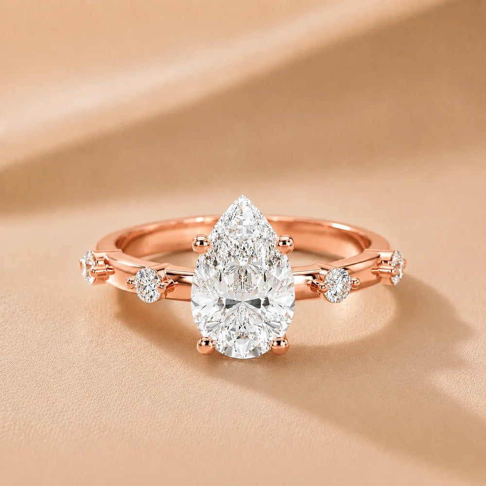 Elena Radiance Oval Diamond Engagement Ring