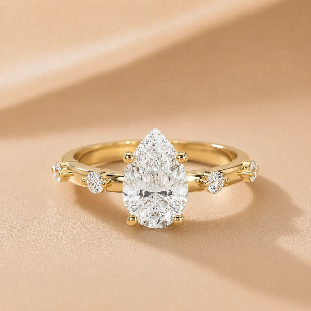 Elena Radiance Oval Diamond Engagement Ring