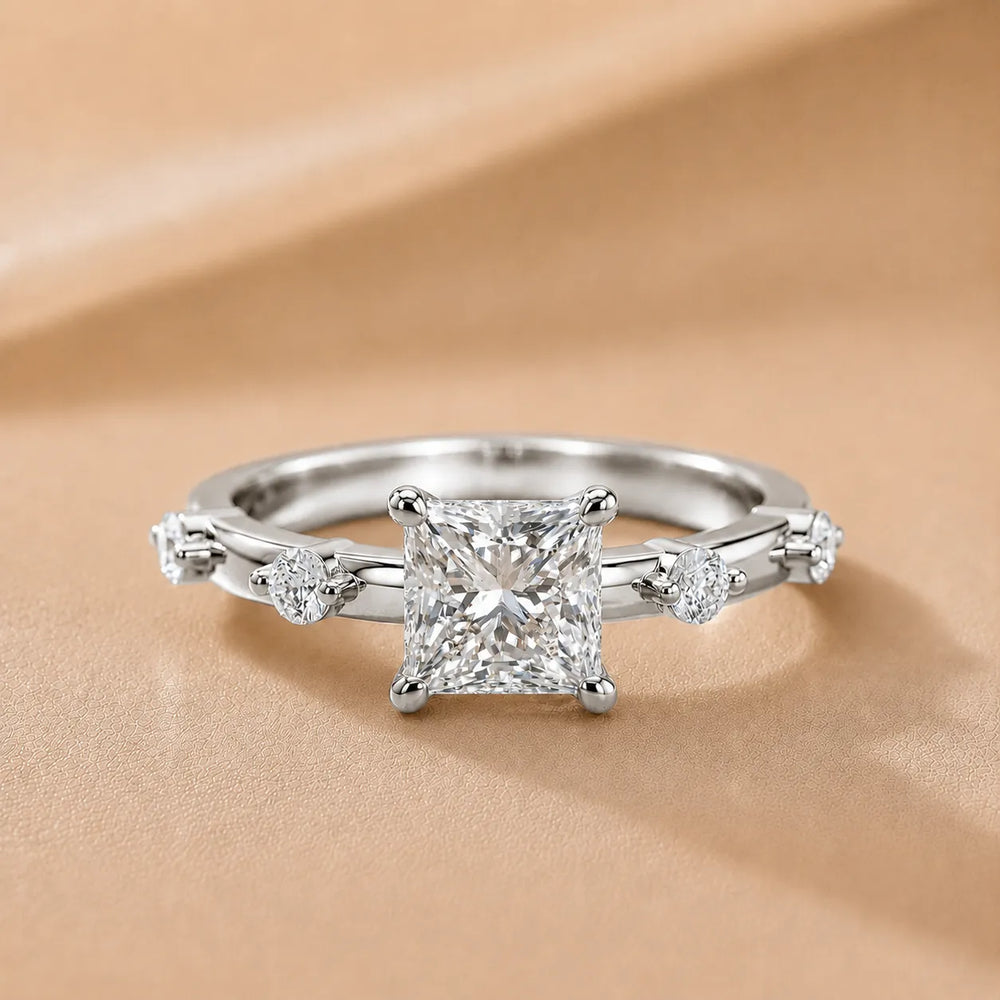 Elena Radiance Oval Diamond Engagement Ring