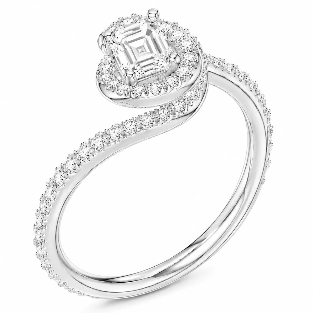 Eternal Halo Twisted Ring