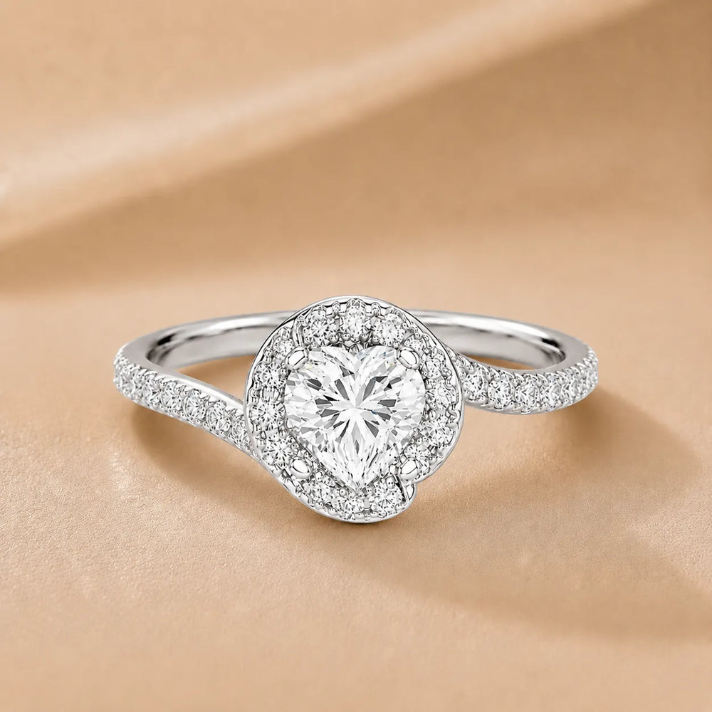 Eternal Halo Twisted Ring