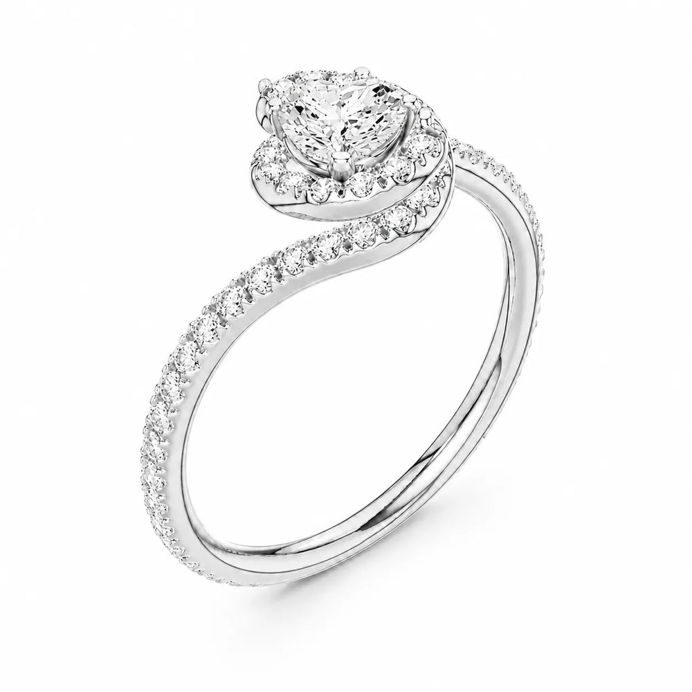 Eternal Halo Twisted Ring
