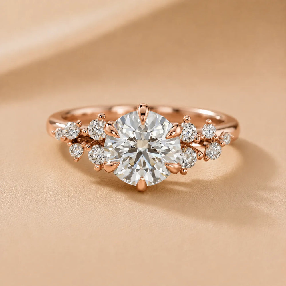 Evelina Bloom Marquise Diamond Engagement Ring