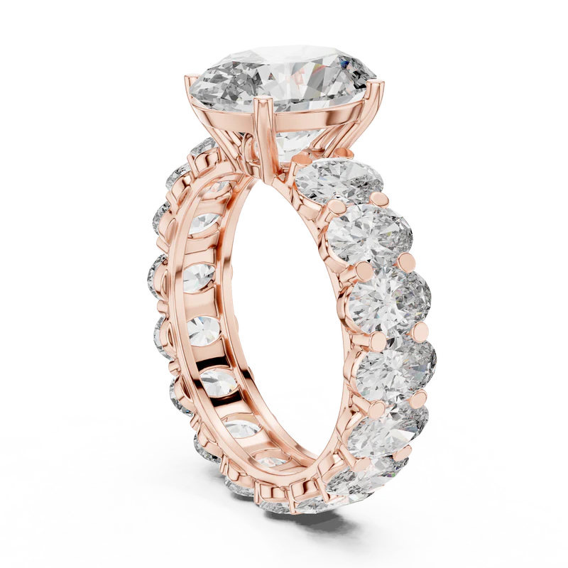 The Everlasting Grace Ring with Oval Diamond