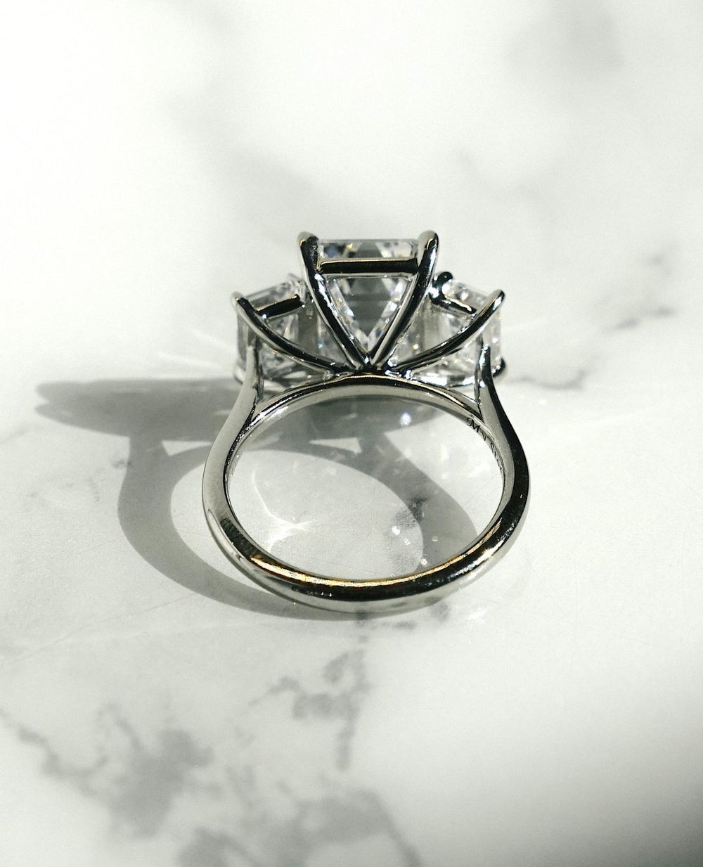Emerald Cut Labgrown Engagement Ring
