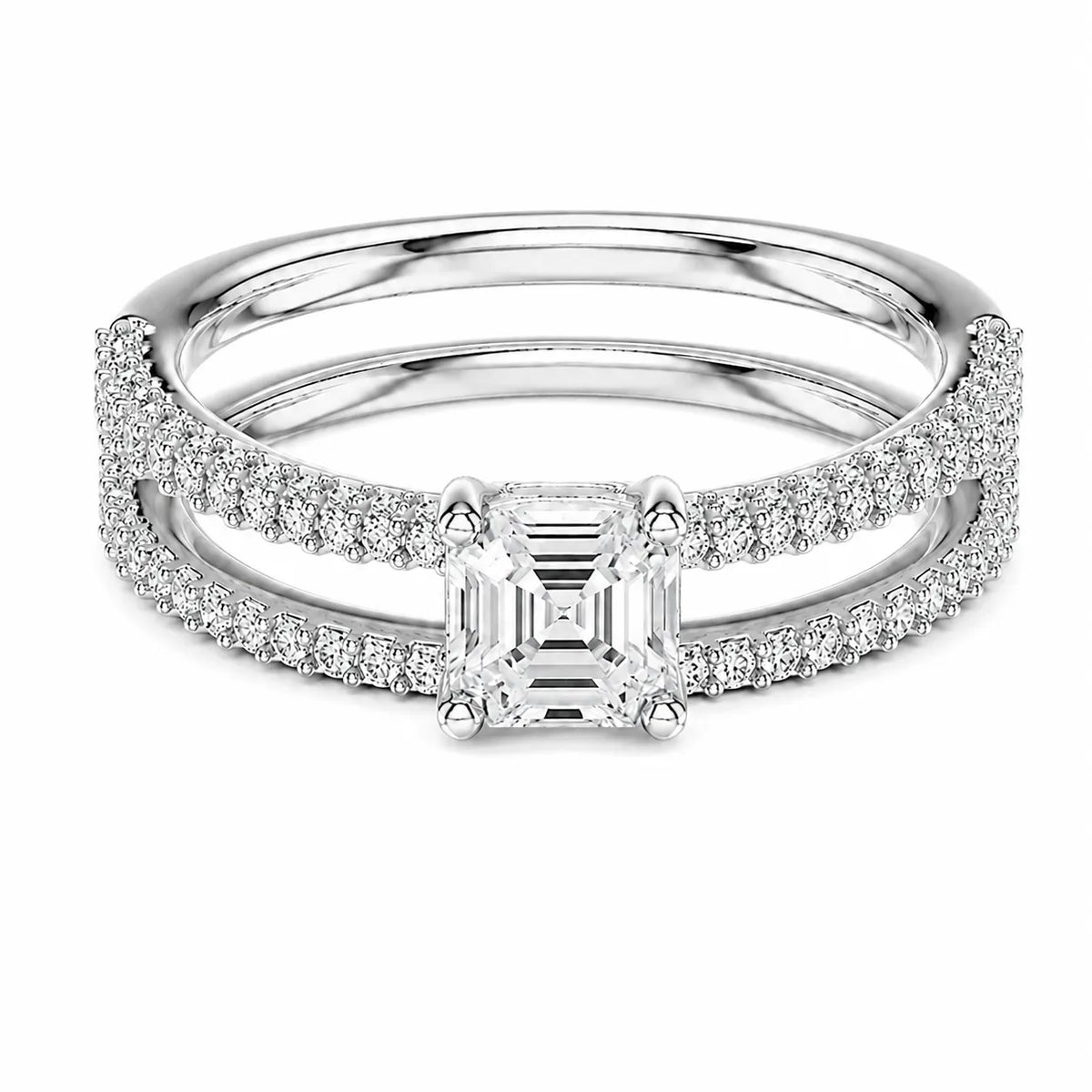 Forever Unity Ring with Round Side Ring