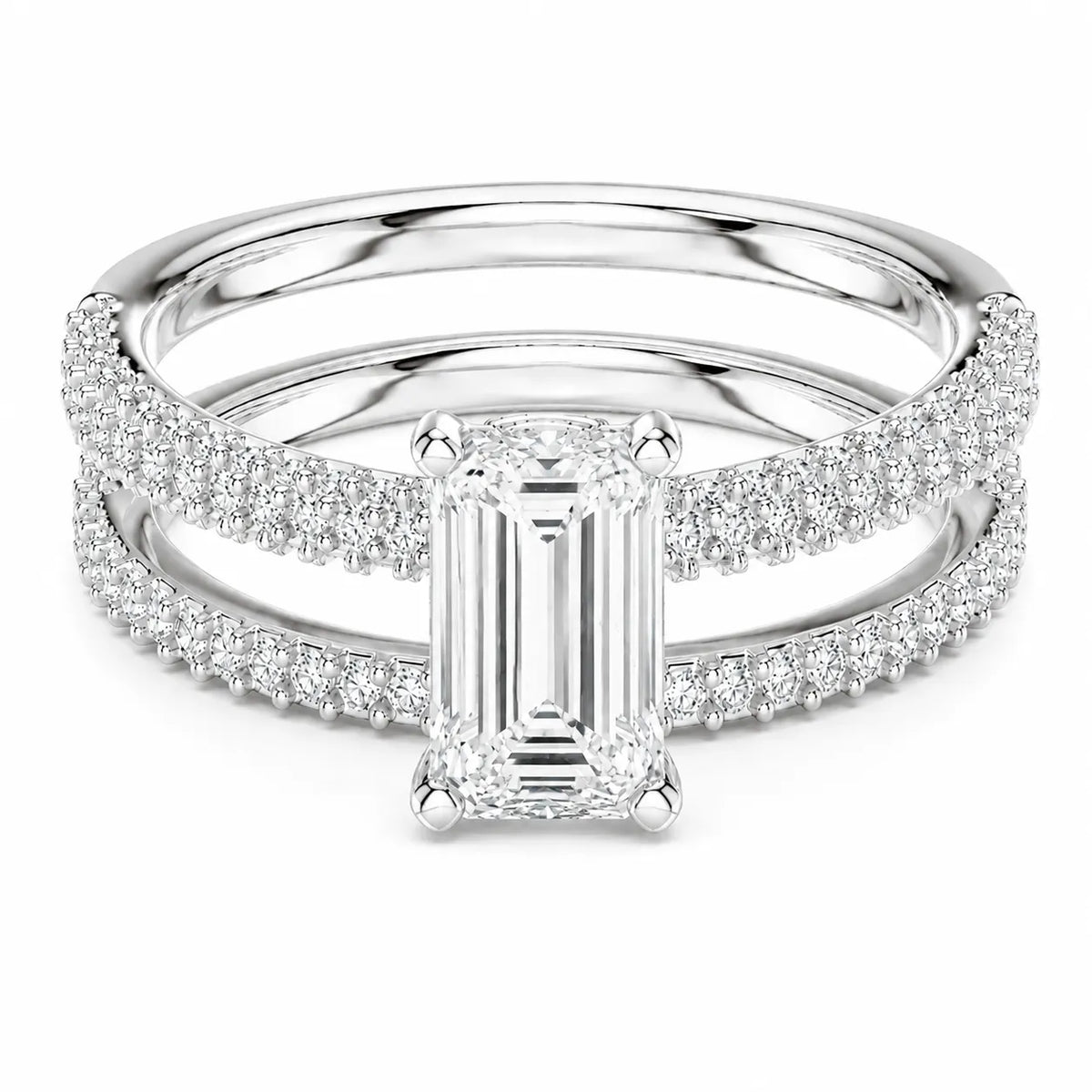 Forever Unity Ring with Round Side Ring
