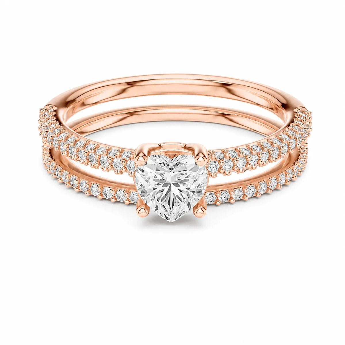 Forever Unity Ring with Round Side Ring