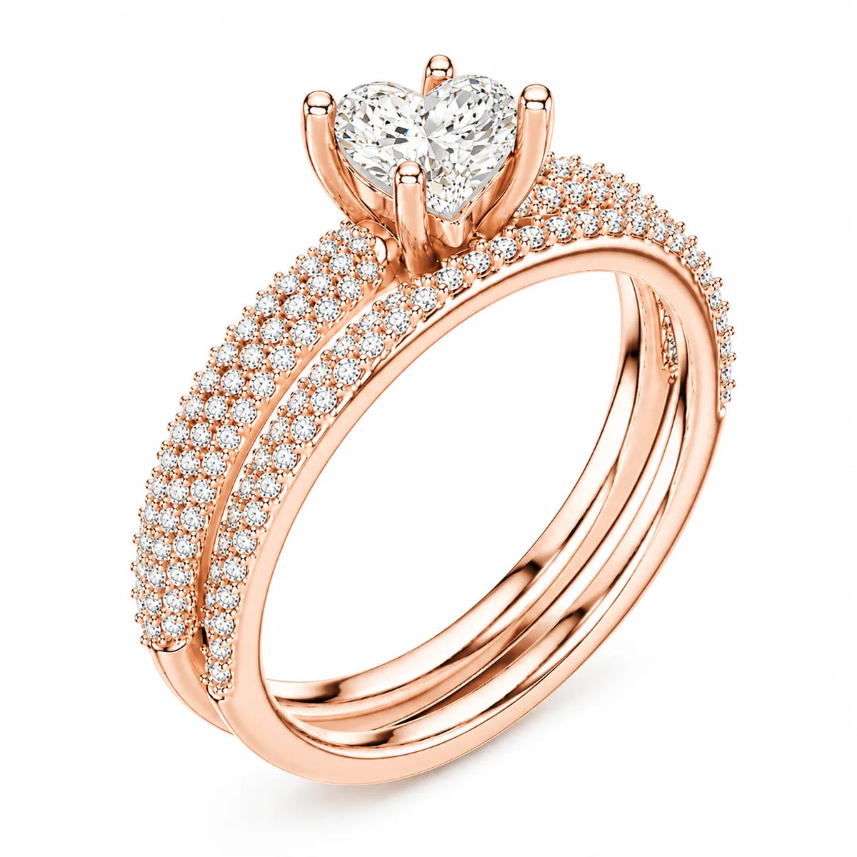 Forever Unity Ring with Round Side Ring