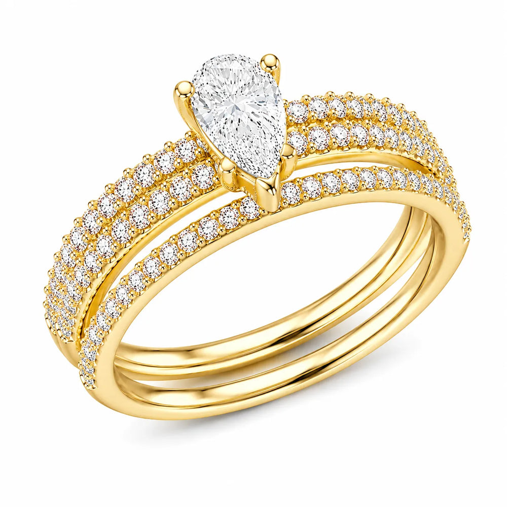 Forever Unity Ring with Side Ring