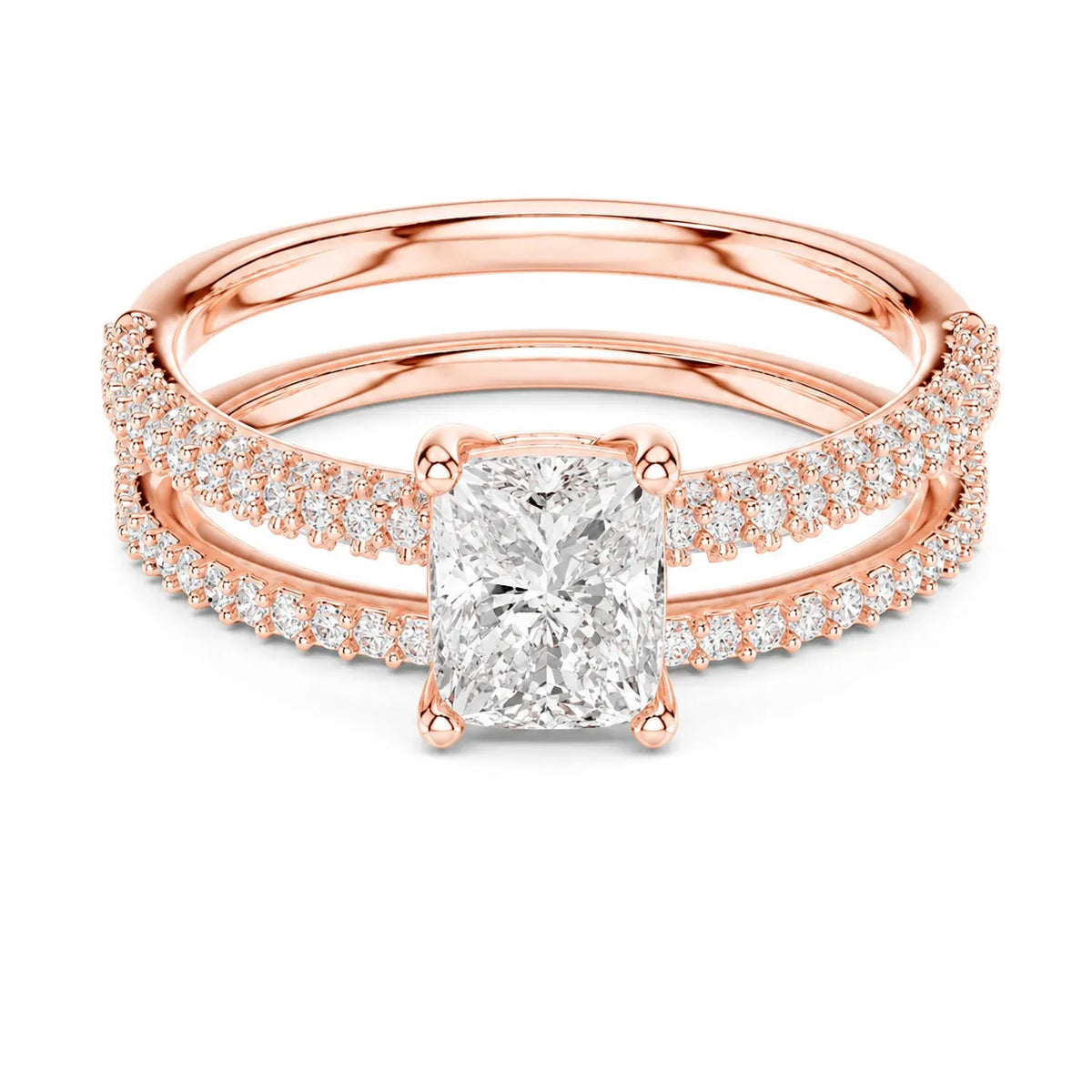 Forever Unity Ring with Round Side Ring