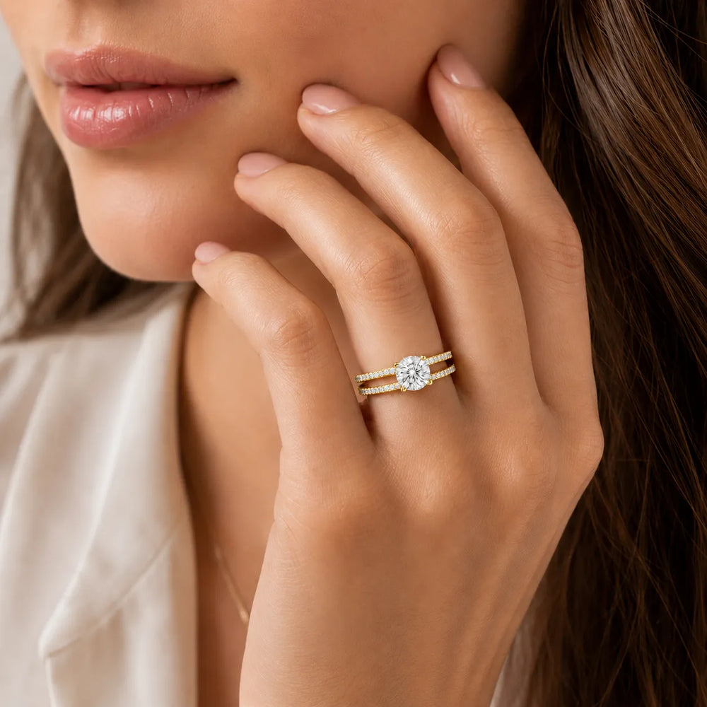 Forever Unity Ring with Side Ring