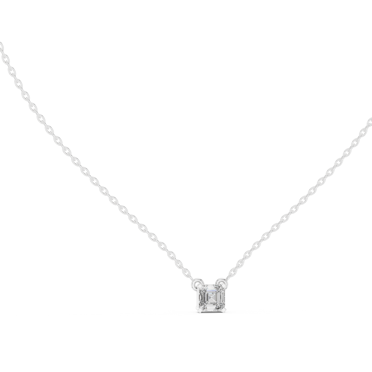Modern Muse Asscher Necklace