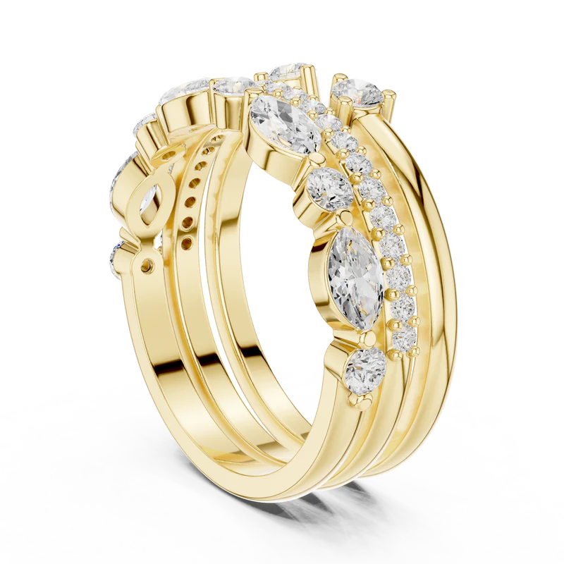 Radiant Harmony Multi-Shape Band